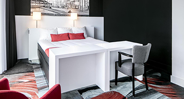 Impressie hotelkamer van Fletcher Wellness-Hotel Helmond 